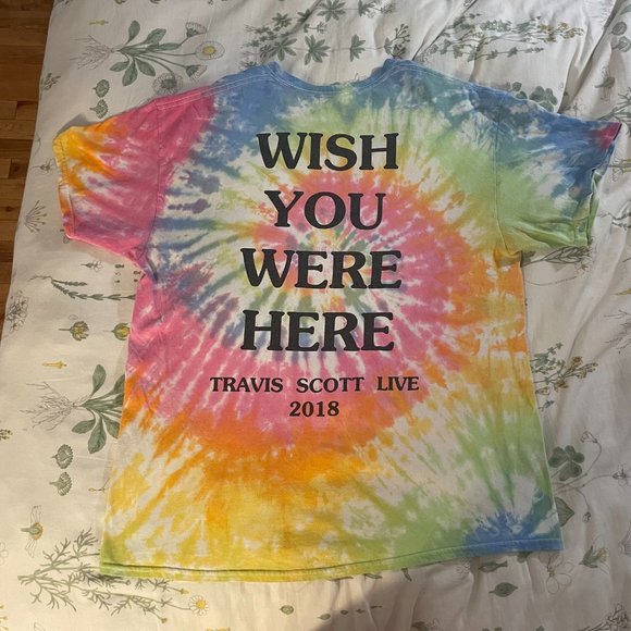 Travis scott astro world tie die tour shirt! - Picture 12 of 16